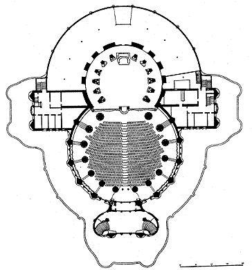Floorplan of First Goetheanum