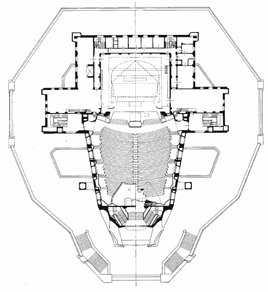 Floorplan of 2nd Goetheanum